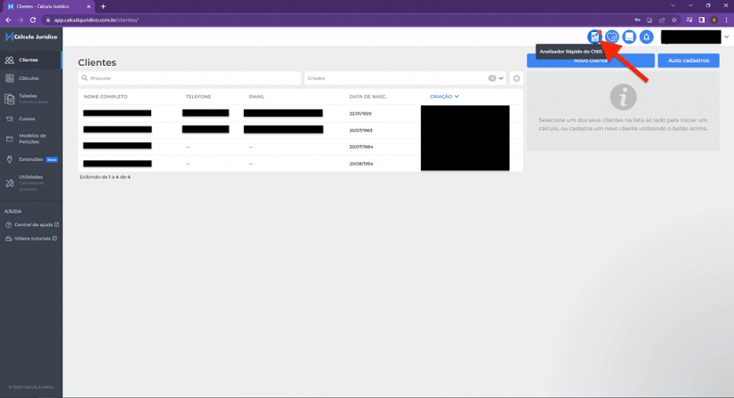 Analisador Rápido do CNIS