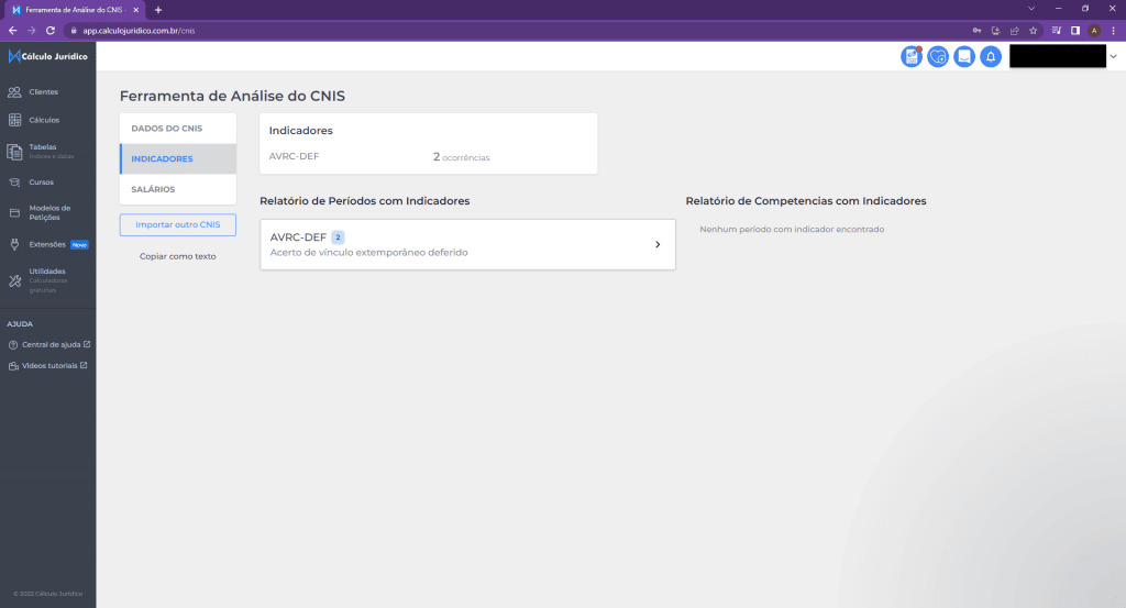 Analisar dados do CNIS