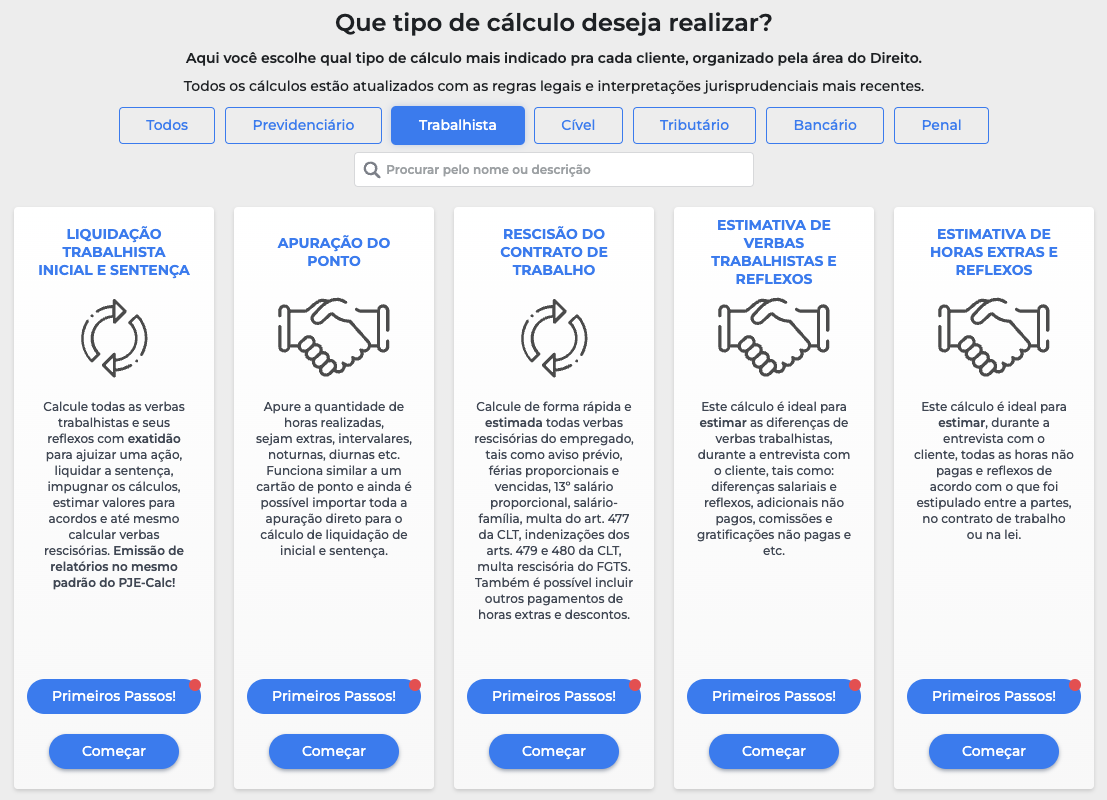 Software de Cálculos Trabalhistas
