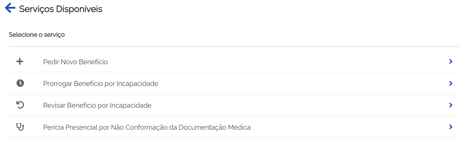 Prorrogação auxílio-doença Passo 3