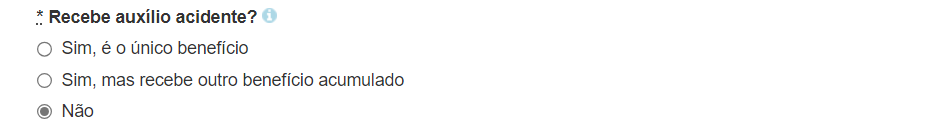 Calculadora de Qualidade de Segurado Está gozando de benefício